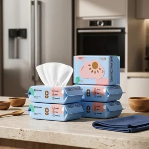 Large Size Non Sticky Design Thickened Pure Water Baby Wet Wipes for Baby Hand & Mouth Care