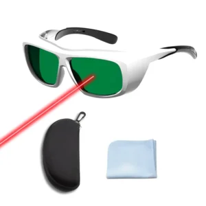 Laser Protective Lens CE Certificated 590 690nm OD6 Anti Scratch PC Lens for Red Laser Medical Equipment Welding Safety Glasses