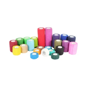Latex Free Breathable Non-woven Self Adhesive Cohesive Bandage Wrap Elastic Adhesive Tape for Medical & Athletic Sports