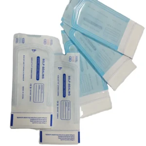 Latex Free Color Changing Indicator Self-sealing Sterilization Bag Medical Sterile Packaging Bag Sterilization Flat Reel Pouch