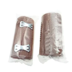 Latex-Free First Aid Strong Compression Elastic Bandage Wrap With Clips