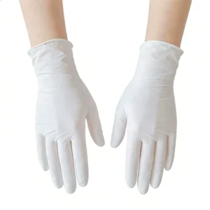 Latex Free Nitrile Gloves Waterproof Medical Examination Doctor White 4mil Powder Free Disposable Gloves Nitrile for Hospital