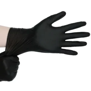 Latex Free PVC Gloves 4mil Doctor Nurse Dental Clinic Aged Care Veterinary Non Powder Black Disposable Vinyl Gloves for Hospital
