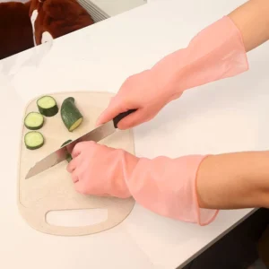 Latex Gloves Household Kitchen Dish Washing Work Gloves for Widely Use