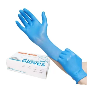 Latex Powder Free Medical Exam Disposable Nitrile Blue Gloves for Landscape Gardening Tattoo