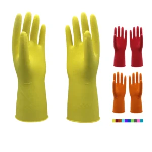Latex Reusable Household Gloves for Kitchen Cleaning Waterproof Laundry Gloves
