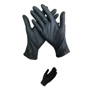Latex and Powder Free Food Safety Lightly Textured Industrial Ride Disposable Nitrile Gloves