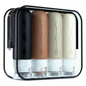 Leak Proof Portable Silicone Travel Bottle 100ml Tsa Approve Toiletries Travel Container 90ml Cosmetic Travel Kit Bottle