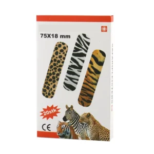 Leopard Print Cartoon Band Aid High Standard Wound Dressing Kids Waterproof Custom Cartoon Band Aid