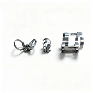 Lever Lock Clamping Rings Stainless Steel Flip Single Double Ear Locking Clamps Pipe Hose Clamp for Nut Anti loosening