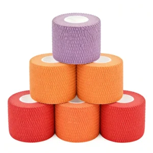 Light Elastic Bandage Breathable Woven Fabric for Sports Injury Support Medical Wound Fixation Lightweight Design Fits Joints
