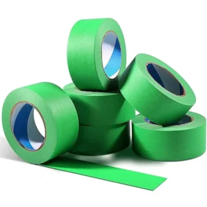 Lightweight 50M Heat-Resistant Single Sided Acrylic Adhesive UV Protection Blue 35mm Masking Tape for 14 Days Painting Use
