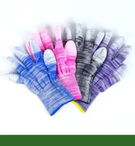 Lightweight Disposable Polyester Lined Safety Gloves Soft Heat Resistant Working Gloves