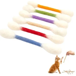Lightweight Extra Large Featuring Soothing Interactivity Cotton Swab Catnip Cat Toy
