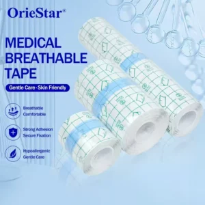 Lightweight Stretch Waterproof Breathable Medical PU Film Jumbo Roll Transparent Adhesive Wound Tape
