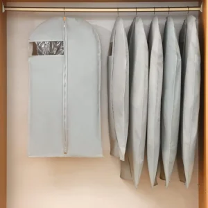 Lightweight Waterproof Customized Eco Friendly Cloth Garment Bag Dust Proof Suit Cover Non Woven Bag