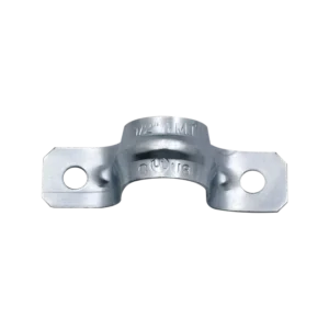 Linsky LWHS for Silver Two Hole Stainless Steel 1 2″ 4″ Pipe Strap Rigid Full Saddle Electrical Clamp Conduits Fittings
