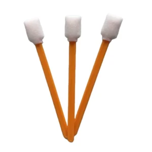 Lint Free Cleanroom Rectangular Sponge tipped Cleaning Swab for Printer Head and Car