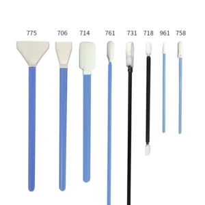 Lint Free Flat Double Layer Cleanroom Clean Room Polyester Swabs Stick Multi Purpose Machine Wipe
