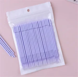 Lint Free Long Micro Applicators Long Head Tip Micro Brush Cotton Swabs Disposable Micro Applicators Brush