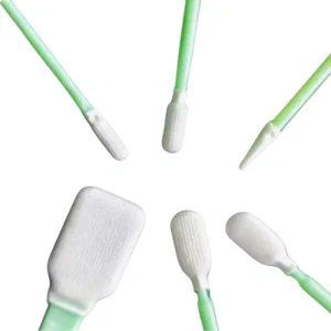 Lint Free Purified Dust Free Cotton Swabs for Semiconductor Cleanroom Precision Component Sampling Cleaning