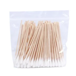 Long Cleaning Q Tips 15cm Single Tip Applicators Wooden Stick Cotton Swabs Ear Q Tips Cotton Bud Manufacture