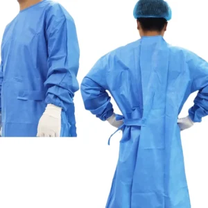 Low Moq Non Woven Clothing Non Sterile Isolation Gown SMS PP PP+PE Isolation Gown Medical Clothing Medical Gown