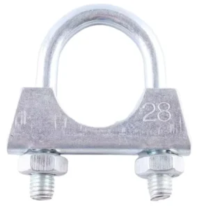 M8 Bracket Stainless Steel U Bolt Saddle Pipe Clamp for Pipe Hanger Assembly