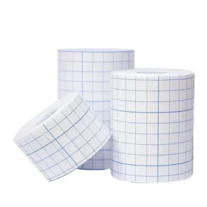 MDR CE Certified Disposable Surgical Non Woven Adhesive Medical Dressing Tape Fixation Roll White Non woven Fixing Roll PU