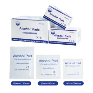 MSDS Certified Disposable Alcohol Pad Non Woven Alcohol Swabs70% Disinfection Alcohol Pre Pads