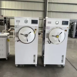 MST 200NS 200L Horizontal Vacuum Steam Sterilizer Dual Door Pass Through Type Manual Downward Discharge System