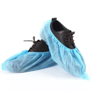 Machine Made Disposable Overshoes Foot Covers Consumable PP Protective Plastic Shoe Covers From Xiantao Factory With CE