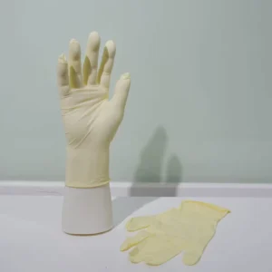 Malaysia Manufacturer Powdered Latex Gloves Disposable Latex Examination Gloves for Medical Operation