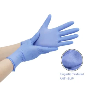 Manufacturer 9inch 3.5g 100 Pcs Box Dental Examination Blue Purple Disposable Nitrile Gloves Powder Free