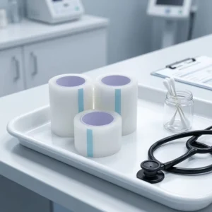 Manufacturer Disposable PE Tape Surgical PE Tape Adhesive Transparent Medical PE Tape for Hospital Clinic Use