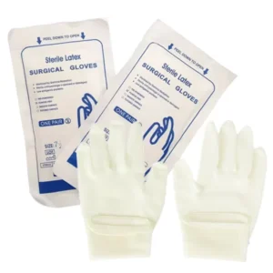 Manufacturer Factory Price Hospital Doctor Latex Gloves Powder Free Medical Examination Sterile Disposable Surgical Latex Gloves