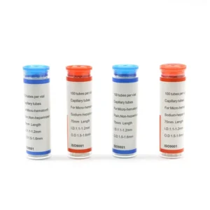 Manufacturer Medical Disposable Blood Cell Blood Collection Tube Micro Hematocrit Glass Capillary Blood Vessel