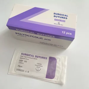 Manufacturer Medical Sterile Absorbable Vicryll Surgical Suture Medical Accessories for Hospital