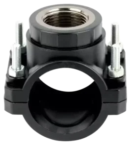 Manufacturer ODM OEM PVC Injection Molded Plastic PP Irrigation Clamp Pipe Saddle