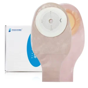 Manufacturer OEM 60mm Ostomy Bags Reusable Drainable Opaque One Piece Colostomy Bags