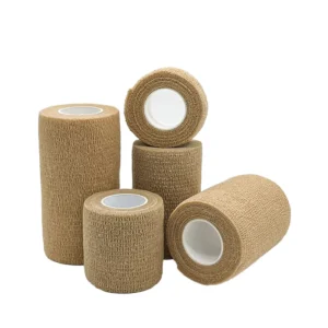 Manufacturer Self Adhesive Cohesive Resistance Bands Sports Tape Self Adhesive Grip Athletic Kinesiology Elastic Bandages
