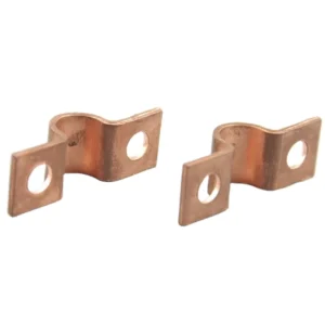 Manufacturer Supplier Galvanized Steel Cable Clip Clamp Strap Wraps One Hole Pipe tube clamp for Electrical Conduit