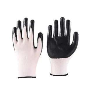 Manufacturer Work Safety Construction Labor Protection Dental Disposable Nylon Nitrile Coated Anti cut Gloves