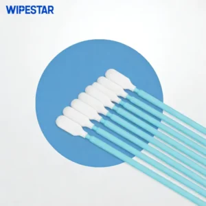 Manufacturers 740 Industrial Swabs Lint Free 100pcs Cleanroom Polyester Cleaning Swab for Precision Optical Instruments