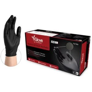 Manufacturers Disposable Xs Size Black Pink Blue Medical Examination Food Handling Powder Free Nitrile Gloves Box of 100 Pcs