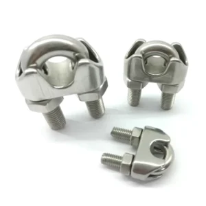 Marine Grade Stainless Steel Wire Rope Cable Clamps Heavy Duty U Bolt U Clamps for Rigging Lifting & Industrial Use