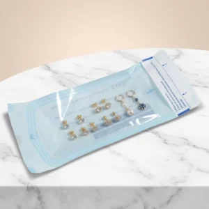Medcolor Medical Self-sealing Sterilization Pouches CE/ISO13485 Certified Triple Band Seal for Small Jewelry Rings