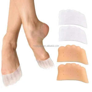 MediFootCare Toe Protector Silicone Gel Pointe Toe Cap Cover Toes Soft Pads Protectors for Ballet Shoes Girls Women Foot Care