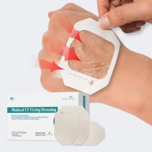Medial IV Cannula Fixation Dressing Transparent PU Film Dressing