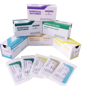 Medical 2/0 3/0 Non-Absorbable Silk Veterinary Surgical Sutures CE Certified Brand